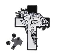 Épingles chrétiennes - Broche du symbole sacré, accessoire d'icône béni | Keepsake décoratif unique, charmant accent de tenue religieuse, ornement spécial mémorable pour la cérémonie de culte