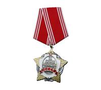 Épingles de broche de médailles militaires, insigne de récompense de médailles de l ' URSS Ordre des bannières rouges premières décorations militaires soviétiques broche unisexe URSS