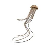 Épingles De Col Pour Dames Lot de 2 broches exquises for femme, épingles à col, perles, longues pompon, accessoires for robe
