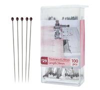 Épingles De pour Tissu | 100 Pièces Acier Inoxydable 3.8 cm - Épingles de pour Tissu Outils de,pour Projets Artistiques Artisanat Corsage Perruque Couturière Femmes Débutants