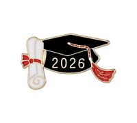 Épingles de remise de diplôme, corsage | 2026 | pour châle, écharpe, pull, manteau, veste, col, banquet, fête, lycée, étudiant, enseignant, école, Refer to description, Description de référence, Pas