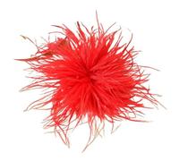 Épingles de revers en plumes Plume Corsage 15 cm multicolore épinglette broche for femmes fête de mariage(Color 07)