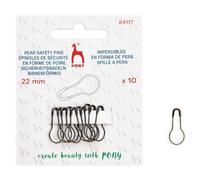 Épingles de sécurité PONY en Laiton 22mm - Lot de 10 pièces