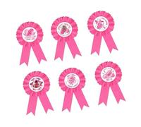 Épingles de sensibilisation carcinome du sein en fer et en tissu, lot de 6 broches, idéales pour les campagnes de plaidoyer et les rassemblements, articles de du sein
