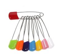 Épingles de sûreté à tête en plastique, 4/5, 5cm, verrouillage sécurité, boucles tissu, épingles aiguilles, fournitures couture, bricolage, 10/20 pièces pour vêtements, Artisanat, Couture(10pcs,5.5cm)