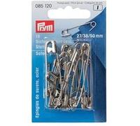 Epingles de sûreté en acier 27 à 50mm X 18 - Prym(...) - Gris Gris G