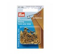 Prym Pym Gold Assortid (19-23-27 mm) Pins de sécurité - 1 unité, 2 x 1 x 1 cm