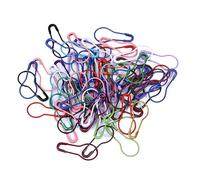 épingles de sûreté， Lot de 1000 épingles de sûreté noires en calebasse, marqueurs de mailles en métal, épingles à bulbe for travaux manuels, tricot, couture, vêtements(Mixed Color)