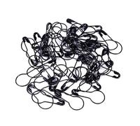 épingles de sûreté， Lot de 1000 épingles de sûreté noires en calebasse, marqueurs de mailles en métal, épingles à bulbe for travaux manuels, tricot, couture, vêtements(Black)