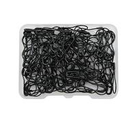 épingles de sûreté, Lot de 300 épingles à bulbe for travaux manuels avec boîte, épingles à calebasse, marqueurs de mailles en métal, épingles de sûreté en forme de courge for tricot et couture(Black)