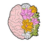 Épingles décoratives en métal émaillé pour chemise de médecin, écharpe, haut de cerveau