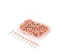 Épingles Droites pour Tissu Quilting Conception De Vêtements Bricolage Artisanat Épingle À Coudre À Tête Ronde Colorée avec Étui Poussoir pour Tableau D'affichage Clips en Métal