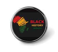 Épingles du mois de l'histoire des Noirs 2023, badges circulaires pour sacs à dos, broches