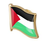Épingles en émail avec drapeaux du monde et carte de la Palestine - Bouclier national palestinien - Badges - Accessoires de bijoux palestiniens