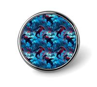 Épingles en émail avec motif requin marteau rouge et bleu pour sac à dos - Jolie veste, manteau, chapeau, sacs, épingle à boutons, drôle et unique pour homme et femme