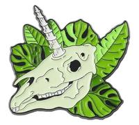 Épingles en émail : fleurs, légumes et crânes pour sacs, sacs à dos et vêtements, Klein, Métal non précieux