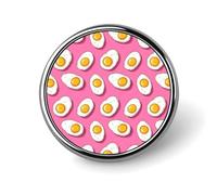 Épingles en émail pour sac à dos - Motif œuf au plat - Jolie veste, manteau, chapeau, sacs, drôle et unique - Accessoire de bijoux tendance pour femme et homme