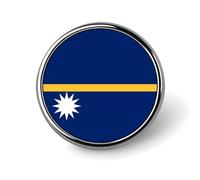 Épingles Et Badges Avec Le Drapeau National De La République De Nauru - Badge Personnalisé Avec Le Drapeau Du Monde Pour Homme Et Femme Pour Une Fête Un Discours Une Réunion Ou Un Cadeau De Couple