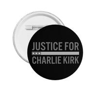 Épingles et badges ronds Justice pour Charlie Kirk