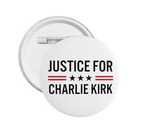 Épingles et badges ronds Justice pour Charlie Kirk