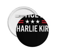 Épingles et badges ronds Justice pour Charlie Kirk