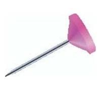 Epingles Exacompta à tête plate unie - Boîte de 100 - Diam. 5mm - Rose Rose G