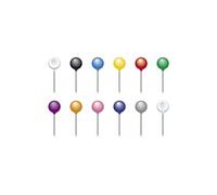 Generique Épingles sphériques Exacompta – Boîte 50 – Diam. 6 mm – Coloris assortis