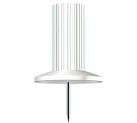 Exacompta Épingles d'affichage Papic 14900E – boîte de 25, pointe 7 mm, Ø10 mm, blanc