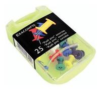 Epingles Exacompta Papic - Boîte de 25 - Diam.10mm - Coloris assortis G