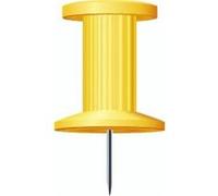 Epingles Exacompta Push Pins - Boîte de 25 - Diam. 10mm - Jaune Jaune G