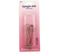 Epingles kilt nickelées X 2 - 75mm - Distrifil(...) - Jaune Jaune G