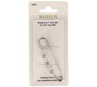 Epingles Kilt "Volutes" 76mm - Bohin(...) - Acier Nickelé Acier Nickelé G