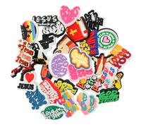 Épingles mignonnes en vrac, drôles pour sac à dos, pour vestes, chapeaux, Polychlorure de vinyle, Pas de gemme