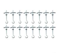 Épingles pliables à ressort robustes pour crochets de plafond avec manchon papillon anti-rotation supportant jusqu'à 15 kg pour les applications de suspension