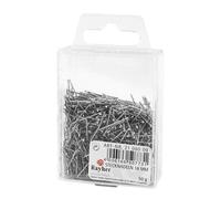 Rayher Épingles à tête 2106000 – 18 mm, boîte 50 g (env. 950 pièces) Argenté