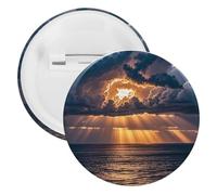 Épingles rondes en métal pour sac à dos - Épingles rondes en métal - Pour chemises, vestes, châles, manteaux - Unisexe, 12PCS, Fer blanc, épingles rondes en métal