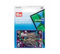 Epingles Tête Couleur Perle 0,58 X 40mm - Prym Multicolore