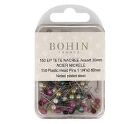 Epingles Tête Nacrée Multicolores Par 150