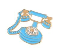 Épingles vintage en émail : manette de jeu, téléphone portable, bijoux TV broches, Klein, Métal non précieux