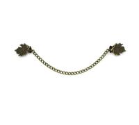 Épinglette A Chaine Cardigan en chaîne de forme ronde, 7 Styles feuilles fleurs, Clip Vintage unisexe, pompon, cape, chemise, costume, boucles col, broche bijoux(4)