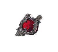 Épinglette à la mode sophistiquée en forme de corbeau avec des motifs d'huile qui coule - Accessoire contrasté pour fête - Broche tendance