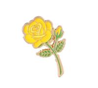 Épinglette De Fleur Rose Élégante Broche Rose Exquise Broche Unique Pour Les Amateurs Fleurs Et Accessoire Fleur En