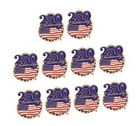 Épinglette dégoulinante émaillée du 250e anniversaire | Épingle de corsage commémorative pour vêtements décontractés formels, cadeaux et collections de fête, bijoux