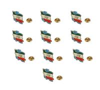 Épinglette du drapeau iranien, accessoire léger en acier inoxydable, idéal pour les cadeaux, épingle à collectionner de la tradition iranienne