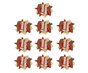 Épinglette du jour des victoires russes avec détaillée Badge du drapeau de la Russie pour un événement commémoratif et un badge d ' attitude politique quotidien