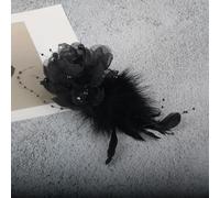 Épinglette élégante en forme de fleur synthétique pour occasions formelles, fêtes, mariages, corsages, taille unique, Comme décrit