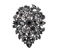 Épinglette en cristal Broche Fleur Épingle Unique Épinglette Vêtements Bijoux Structure Alliage Convient pour l'amitié et la célébration Décoratif, taille unique, comme décrit