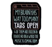 Épinglette en émail : bulle vide, bijoux drôles