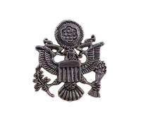 Épinglette en émail Great Seal of the United States - 3,5 cm x 4 cm - Badge aigle américain - Épinglette patriotique pour collectionneurs, vétérans, uniformes et cadeaux