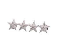 Épinglette Étoile à 5 branches En Métal Pour La Célébration Jour du Souvenir 4 Juillet Style Chinois Avec Symbole De Niveau Pour Les Employés, B, comme décrit